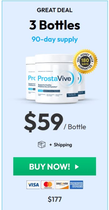 ProstaVive Buy 3 Bottles
